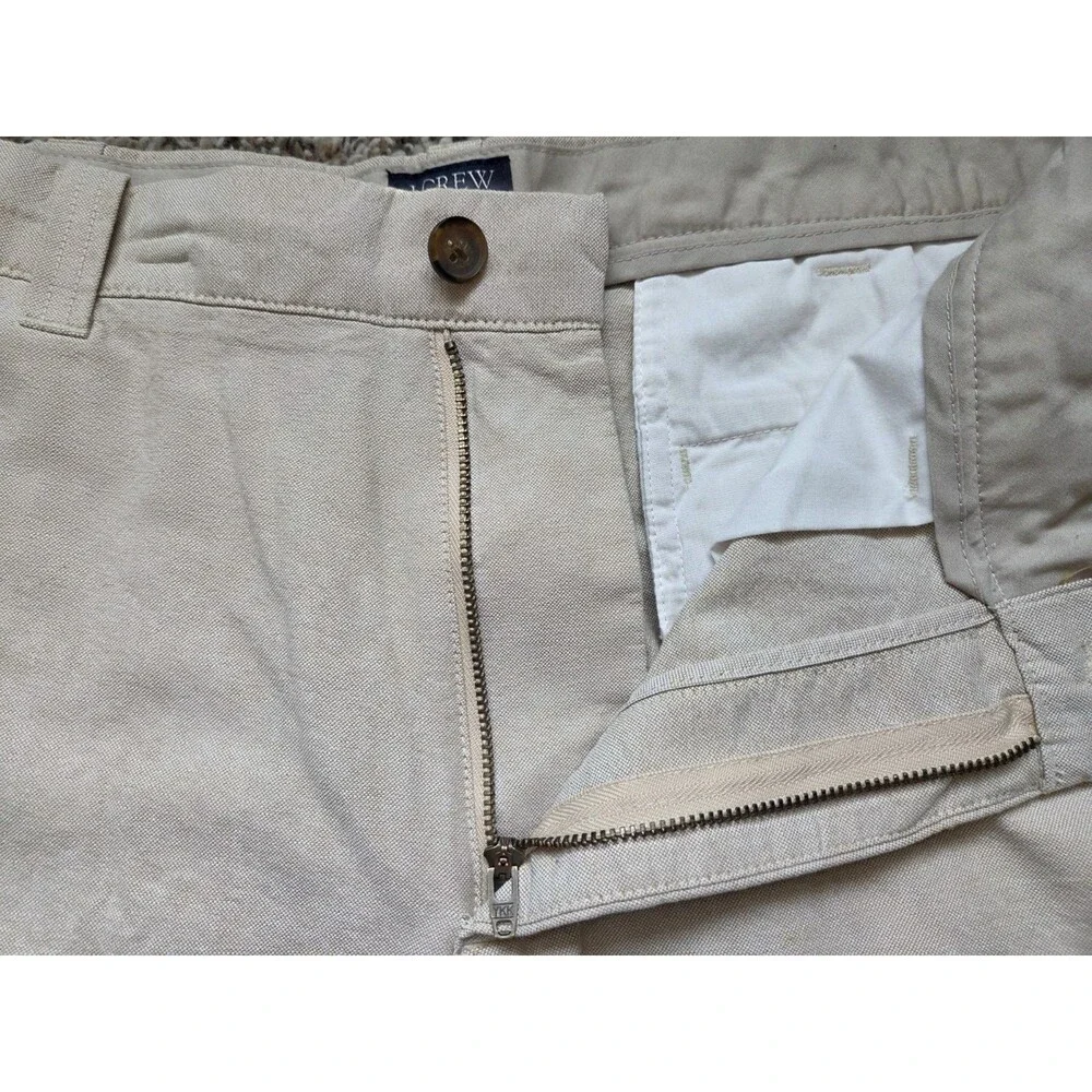 J. Crew Mens  Gramercy Chino Shorts Khaki Size 34W